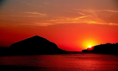 Ischia St. Angelo Sonnenuntergang